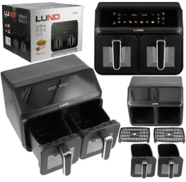 frytkownica-beztluszczowa-2200w-dwukomorowa-podwojna-4l-4l-wyswietlacz-lcd