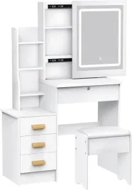 toaletka-kosmetyczna-z-lustrem-led-taboret-idealna-na-prezent