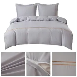 posciel-200x220-3cz-poszewki-70x80-gladka-z-haftem-lumera-komplet-szara