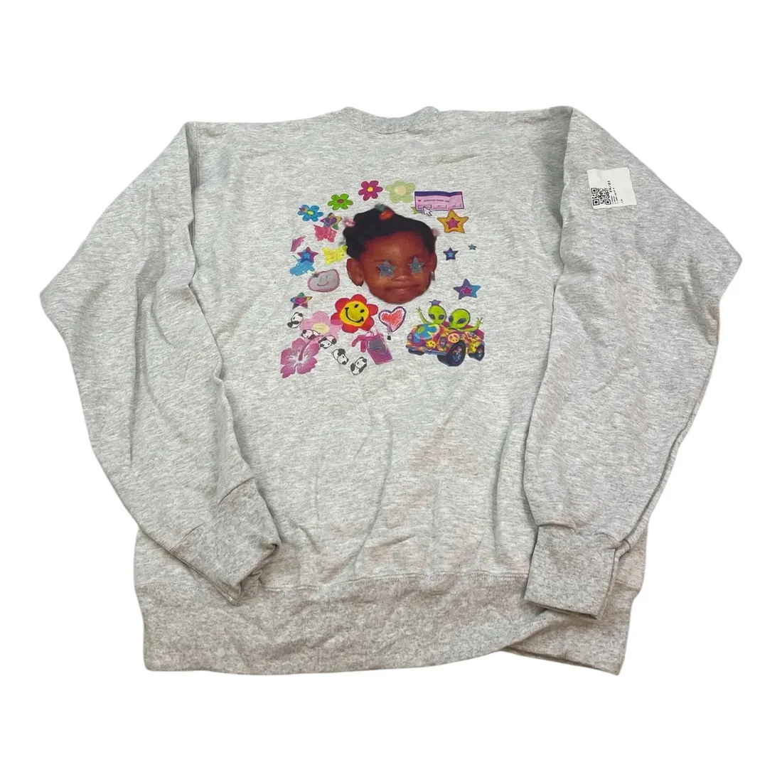 bluza-hanes-z-nadrukiem-s-stan-nowy