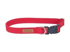 amiplay-cotton-obroza-m-regulowana-dla-psa-sredniego-or-czerwona-35-50-2