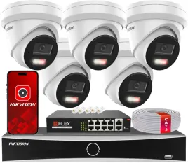 zestaw-monitoringu-hikvision-5-kamer-ds-2cd2363g2-li2u-ip-6mpx-acusense-led