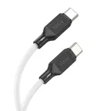 hoco-kabel-typ-c-do-typ-c-3a-60w-x90-1-m-bialy