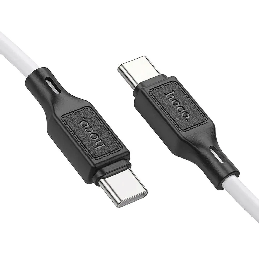 hoco-kabel-typ-c-do-typ-c-3a-60w-x90-1-m-bialy