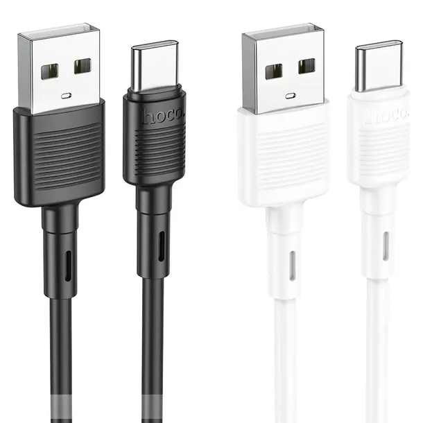 hoco-kabel-usb-do-typ-c-3a-victory-x83-1m-czarny-zlacza-usb-usb-typ-c