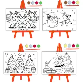 4x-kolorowanka-swiateczna-zestaw-malarski-prezent-mikolajki-plotno-sztaluga