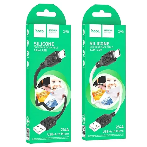 hoco-kabel-usb-a-do-micro-usb-24a-x90-1-m-bialy-stan-opakowania-oryginalne