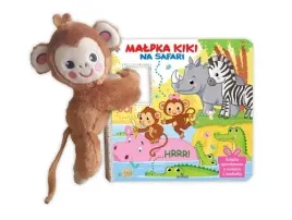 malpka-kiki-na-safari-ksiazka-z-maskotka-zukowski-jarek