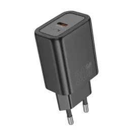 hoco-ladowarka-sieciowa-usb-a-typ-c-pd-qc3-0-3a-30w-n63-czarna