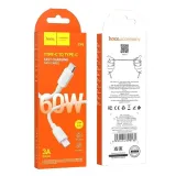 hoco-kabel-typ-c-do-typ-c-hyper-power-delivery-60w-x96-1m-bialy-dlugosc-przewodu-1-m