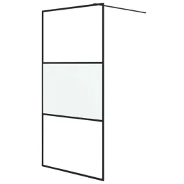 vidaxl-scianka-prysznicowa-czarna-100x195-cm-polmrozone-szklo-esg