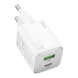 ladowarka-sieciowa-do-telefonu-hoco-usb-a-usb-c-qc3-0-pd-3a-20w-n41-biala