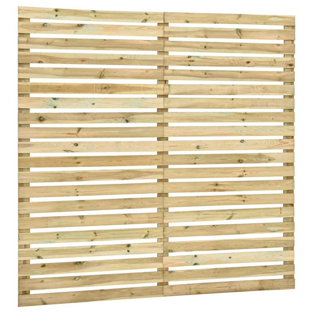 Panel Ogrodzeniowy Impregnowane Drewno Sosnowe 180x180 Cm Erli Pl