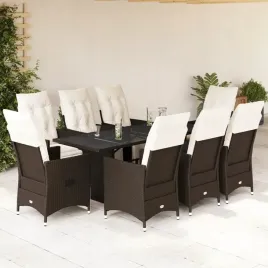 vidaxl-9-cz-zestaw-ogrodowych-mebli-bistro-z-poduszkami-brazowy
