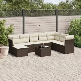 vidaxl-9-cz-zestaw-mebli-ogrodowych-z-poduszkami-brazowy-polirattan