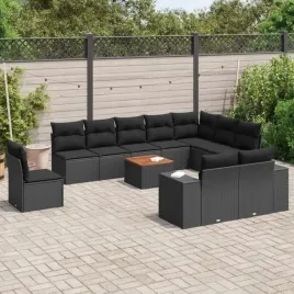 vidaxl-11-cz-zestaw-wypoczynkowy-do-ogrodu-poduszki-czarny-rattan-pe