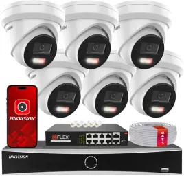zestaw-monitoringu-hikvision-6-kamer-ds-2cd2363g2-li2u-ip-6mpx-acusense-led