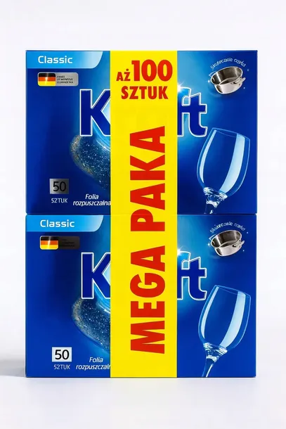 KRAFT TABLETKI DO ZMYWARKI 2x50 SZT CLASSIC KLASYCZNE DETERGENT KAPSUŁKI