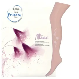 biale-rajstopy-cienkie-z-lycra-wzor-bok-roze-gatta-alice-152-158