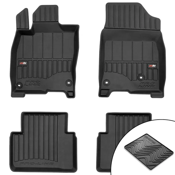 Dywaniki gumowe 3D Honda Civic X 2015-2021 +mata gratis