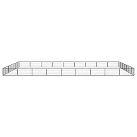vidaxl-kojec-dla-psa-32-panele-czarny-100x50-cm-stal