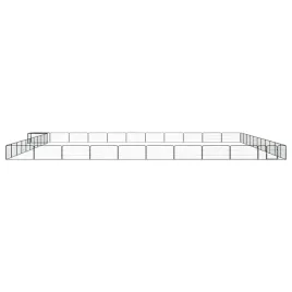vidaxl-kojec-dla-psa-44-panele-czarny-100x50-cm-stal