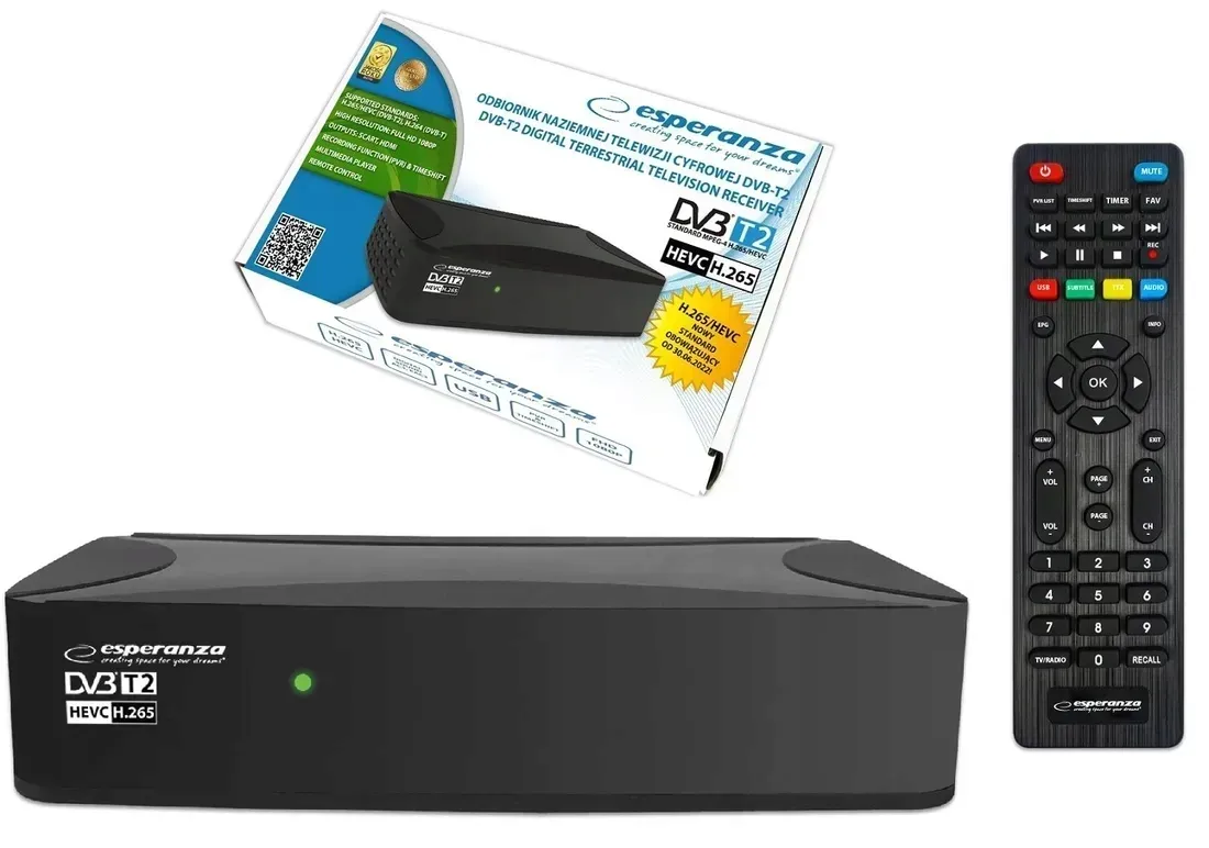 tuner-dekoder-dvb-t2-hevc-h-265-esperanza-ev108r-stan-nowy