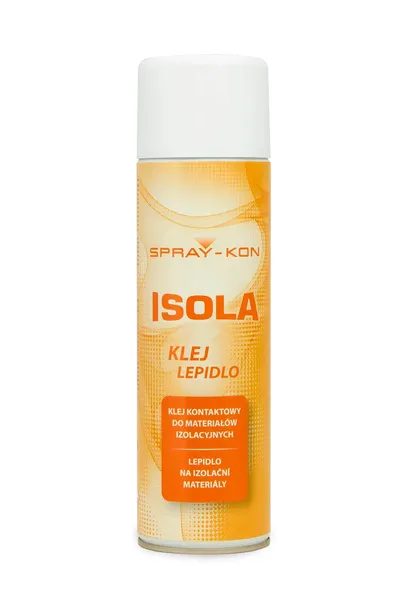 KLEJ Spray-Kon iSOLA do WEŁNY PIANKI polietylenowe KAUCZUKU IZOLACJI 500ml