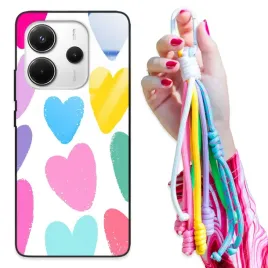 etui-do-xiaomi-redmi-note-14-4g-z-polyskiemor-brelokor-sznurki-happy-spark-wz