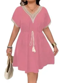 shein-plus-size-rozowa-sukienka-damska-z-dekoltem-w-serek-i-koronka-46-1gb