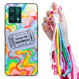 etui-do-realme-9-pro-plus-z-polyskiem-brelok-sznurki-pastelove-happy-spark