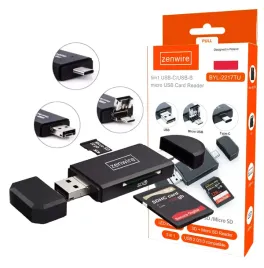 czytnik-kart-pamieci-sd-5w1-pendrive-micro-usb-usb-c-otg-adapter-microsd-tf