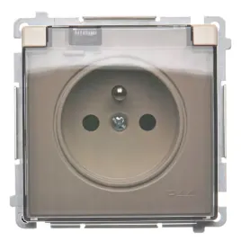 simon-basic-gniazdo-hermetyczne-pojedyncze-bezowe-modul-z-klapka-dymna