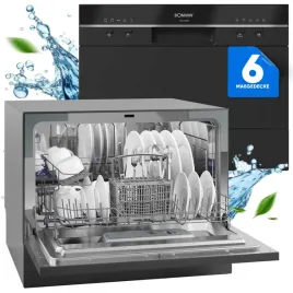 Zdjęcie produktu Mała Zmywarka Wolnostojąca Nablatowa STOŁOWA na Stół MINI 5 PROGRAMÓW