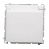 simon-basic-gniazdo-hermetyczne-pojedyncze-biale-modul-z-klapka-ip44