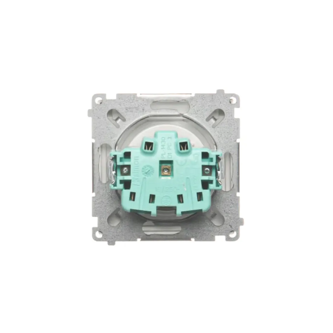 simon-basic-gniazdo-hermetyczne-pojedyncze-biale-modul-z-klapka-ip44