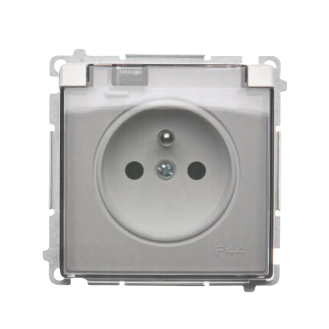 simon-basic-gniazdo-hermetyczne-pojedyncze-biale-modul-z-klapka-dymna