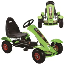gokart-na-pedaly-dla-dzieci-od-3-pompowane-kola-zielony-618f