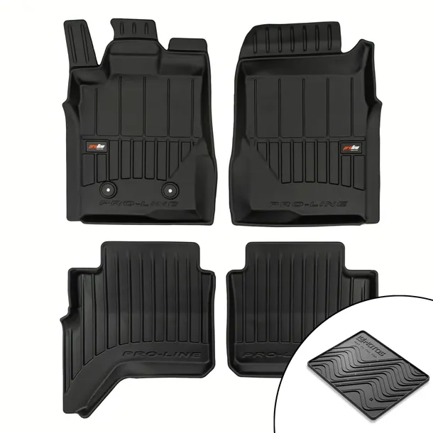 Dywaniki gumowe 3D Ford Ranger VI od 2022 +mata gratis