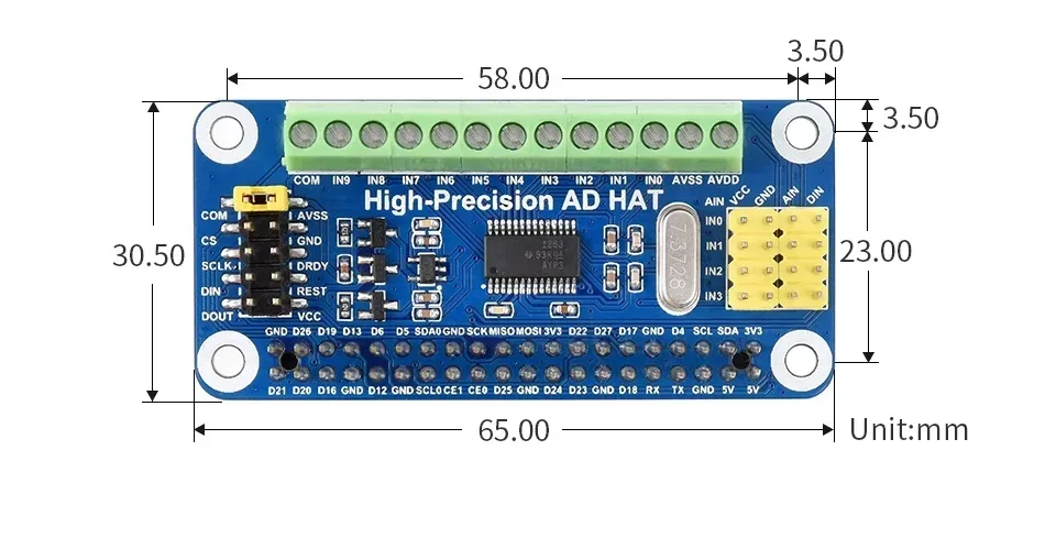 modul-z-32-bitowym-przetwornikiem-adc-ads1263-dla-raspberry-pi
