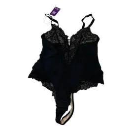 body-damskie-heyshape-czarne-z-koronka-m
