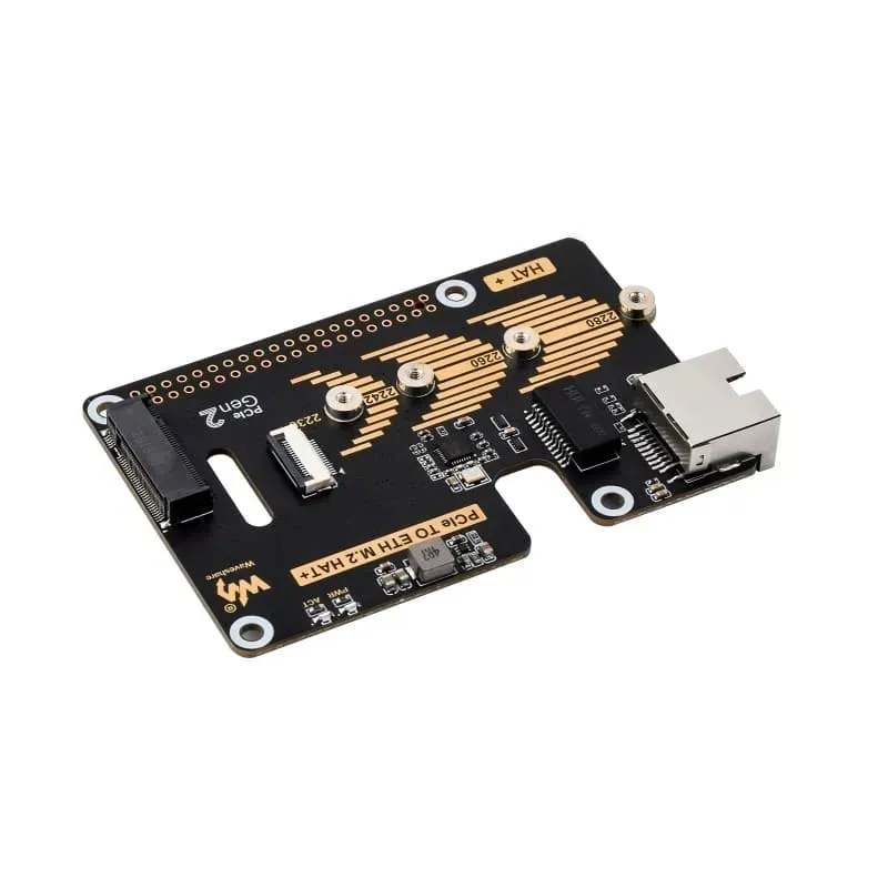adapter-pcie-dla-raspberry-pi-5-m-2-gigabit-ethernet-nvme-ethernet-hat-stan-nowy