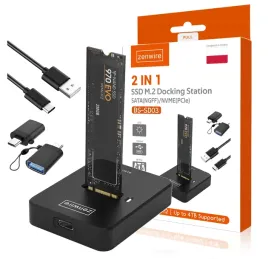 adapter-czytnikow-dyskow-ssd-m-2-2w1-sata-ngff-nvme-pcie-m2-usb-c-usb-3-0