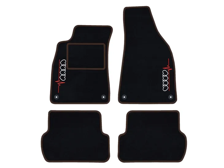 dywaniki-samochodowe-audi-a4-b8-2007-2015-2-hafty-brazowe-stan-nowy