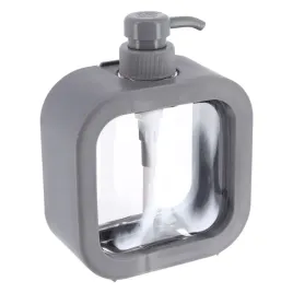 dozownik-na-mydlo-szary-500-ml-creamy-transparentny-stojacy-ozdobny