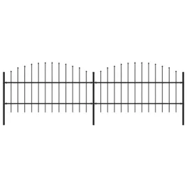 vidaxl-panele-ogrodzeniowe-z-grotami-stal-075-1-x-34-m-czarne