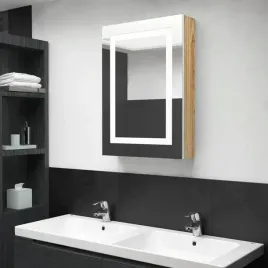 vidaxl-szafka-lazienkowa-z-lustrem-i-led-biel-i-dab-50x13x70-cm