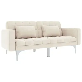 vidaxl-sofa-rozkladana-kremowa-tapicerowana-tkanina
