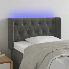 vidaxl-zaglowek-do-lozka-z-led-ciemnoszary-83x16x78-88-cm-aksamit