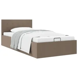 vidaxl-rama-lozka-z-podnosnikiem-taupe-tkanina-100-x-200-cm